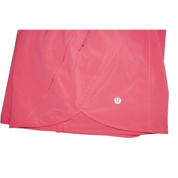 Lululemon Speed Up Shorts 4" Lined Coral Red Women’s Size 4 Running Activewear - Picture 8 of 9